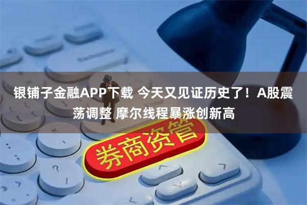 银铺子金融APP下载 今天又见证历史了！A股震荡调整 摩尔线程暴涨创新高